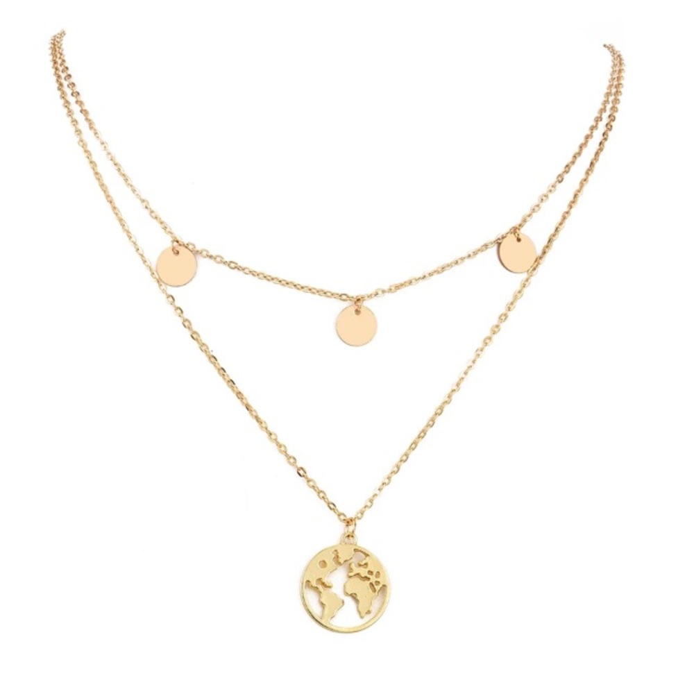 Gold Necklace Gold Necklace Gold Necklace Gold Necklace Gold Necklace - Picture 3 of 6